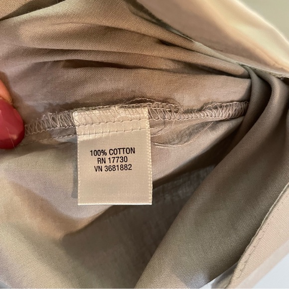 JONATHAN SAUNDERS for target NWT Tan and White Top SZ/XL 100% Cotton - Picture 4 of 9